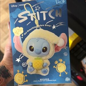 Disney Stitch Yellow and Blue Plush Toy Box